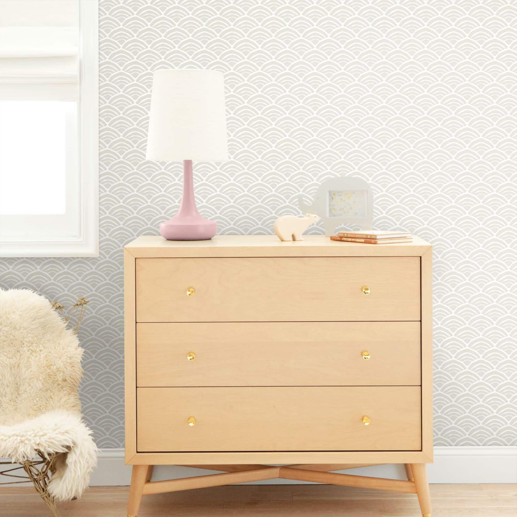 RoomMates Coastal Scallop Peel & Stick Wallpaper